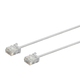 Monoprice Micro SlimRun Cat6 Ethernet Patch Cable - Stranded, 550MHz, UTP, Pure Bare Copper Wire, 32AWG, 1ft, Gray
