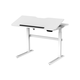 Workstream by Monoprice Sit-Stand Desk with Tilting Adjustable Angle Top, Drafting Table Computer Workstation