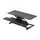 Workstream by Monoprice Electric Height Adjustable One-Touch Ergonomic Sit-Stand Compact Workstation Desk Converter with Built-in Wireless Charging Pad, 37in