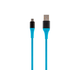 Monoprice AtlasFlex Series Durable USB 2.0 Micro B to USB-A Charge & Sync Kevlar-Reinforced Nylon-Braid Cable  1.5ft  Blue