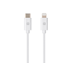 Monoprice Essential Apple MFi Certified Lightning to USB-C Charging Cable - 3ft, White