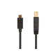 Monoprice Select USB 3.0 USB-C to USB-B Cable  6ft  Black