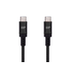 Monoprice Wrap Series Charge and Sync USB Type-C to Type-C Cable, USB 2.0, Up to 5A/100W, 3ft, Black
