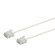 Monoprice Micro SlimRun Cat6 Ethernet Patch Cable - Stranded, 550MHz, UTP, Pure Bare Copper Wire, 32AWG, 50ft, White