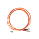 Monoprice OM1 Fiber Optic Cable - LC/ST, 62.5/125 Type, Multi-Mode, Duplex, Orange, 10m