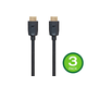 Monoprice 8K Ultra High Speed HDMI Cable 6ft - 48Gbps Black - 3 Pack