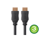 Monoprice 4K High Speed HDMI Cable 5ft - 18Gbps Black - 3 Pack