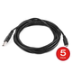 Monoprice USB Type-A to Micro Type-B 2.0 Cable - 5-Pin 28/28AWG Black 10ft, 5-Pack