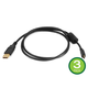 Monoprice USB Type-A to Micro Type-B 2.0 Cable - 5-Pin 28/24AWG Gold Plated Black 3ft, 3-Pack