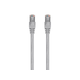Monoprice Cat6 Ethernet Patch Cable - Snagless RJ45, Stranded, 550MHz, STP, Pure Bare Copper Wire, 24AWG, 3ft, Gray