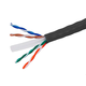 Monoprice Cat6 Ethernet Bulk Cable - Solid, 550MHz, UTP, CMR, Riser-Rated, Pure Bare Copper Wire, 23AWG, 500ft, Black, (UL)