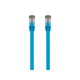 Monoprice Cat8 1ft Blue Patch Cable,  Double Shielded (S/FTP), 26AWG, 2GHz, 40G, Pure Bare Copper, Snagless RJ45, Entegrade Series Ethernet Cable
