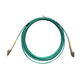 Monoprice OM4 Fiber Optic Cable - LC/LC, UL, 50/125 Type, Multi-Mode, 10GB, OFNR, Aqua, 1m, Corning