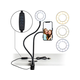Selfie Ring Light with 24" Gooseneck Stand & Cell Phone Holder, clip on for Live-Streaming Phone Mount and Light Kit