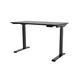 Monoprice WFH Single Motor Height Adjustable Motorized Sit-Stand Desk with Solid-core Wood Top, Black 47.2" x 23.6"