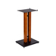 Monolith by Monoprice 28in Cherry Wood Speaker Stand with Adjustable Top Plate, Cherry (Each)
