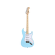Indio by Monoprice Cali DLX Plus Solid Ash Electric Guitar with Gig Bag - Light Blue with Maple Fretboard