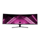 Dark Matter by Monoprice 49in Curved Gaming Monitor - 32:9, 1800R, 5120x1440p, DQHD, 120Hz, Adaptive Sync, VA