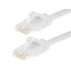Monoprice Cat6 7ft White 12-Pk Patch Cable, UTP, 24AWG, 550MHz, Pure Bare Copper, Snagless RJ45, Flexboot Series Ethernet Cable