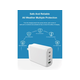 130W GaN USB C wall charger 3C1A Quick charging 4 ports Compact Power Station AC 100-240V for Laptop Cellphone Tablet Ipad Iphone