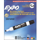 Expo2 Low-Odor Dry Erase Chisel Set of 8 (Assorted Colors)