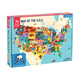 Map of the U.S.A Shaped Puzzle Pieces (70 Piece Set)