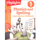 First Grade Phonics and Spelling Learning Fun Workbook