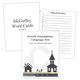 Eclectic Foundations Language Arts Level C Word Cards and Phonics Practice Sheets