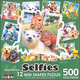 Mini Shaped Animal Selfies Puzzle (500 pieces)