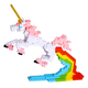 Unicorn with Rainbow 3D Pixel Puzzle