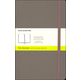 Classic Earth Brown Hardcover Large Notebook - Plain