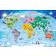World Map Tray Puzzle (35 piece)
