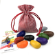 Crayon Rocks - 8 Colors in Red Gingham Bag
