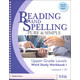 Reading & Spelling Pure & Simple Upper Grade Word Study Workbook I