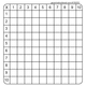 Graph Stickers Multiplication Table (50 Sticker Sheets)