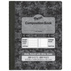 Dual Ruled Composition Book - Dark Gray Cover (Grid & College)
