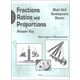 Fractions, Ratios, and Proportions Math Skill Development Worksheets - Answer Key