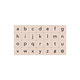 Essential Lowercase Letters Stamp