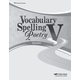 Vocabulary, Spelling,  Poetry V Student Quiz Book