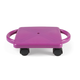 Plastic Scooter Board with Safety Handles: Purple