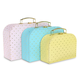Gold Dots - Set of 3 Suitcases