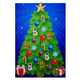 Starry Night Felt Christmas Tree with Decorative Pieces
