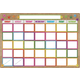 Burlap Calendar Smart Poly Wipe-Off Chart