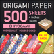 Origami Paper 500 Sheets Chiyogami Patterns 4