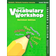 Vocabulary Workshop Enriched Teacher Edition Grade 3 (Green)