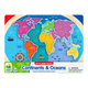 Lift & Learn Continents & Oceans Puzzle