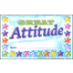 Great Attitude Incentive Punch Card