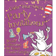 Color Your Own Party Invitations