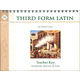 Third Form Latin Workbook and Test Key