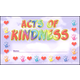 Acts of Kindness Incentive Punch Card